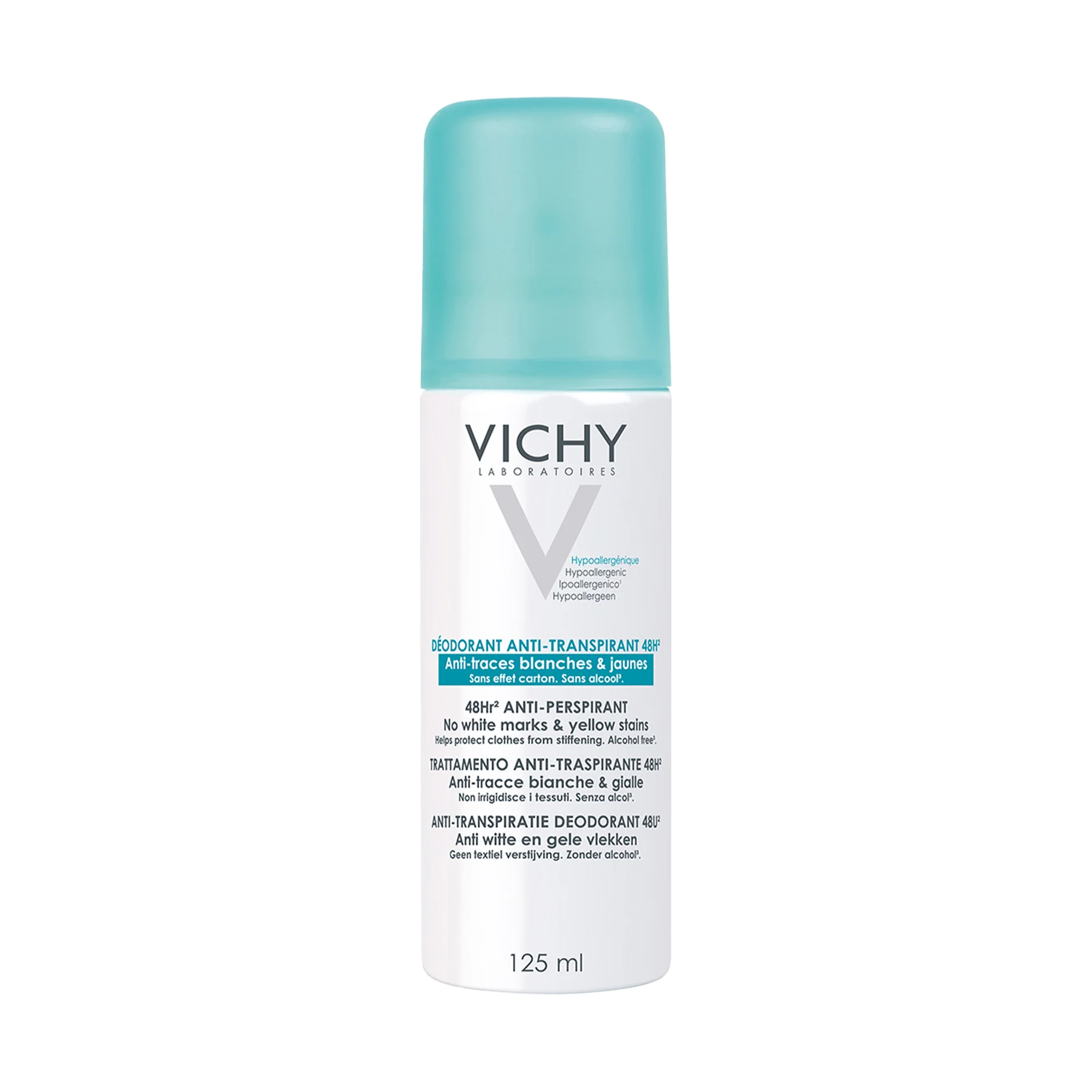 Vichy Deodorante Spray 48h 125 ml Anti-traspirante Anti-tracce