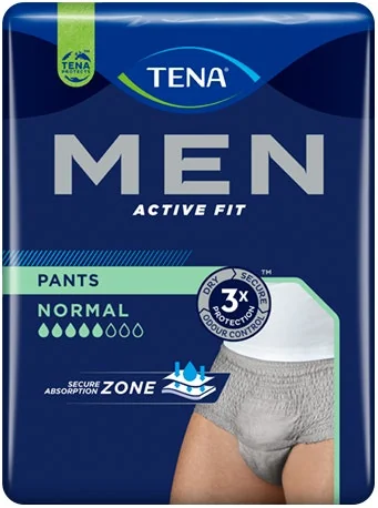 TENA MEN PANTS ACTIVE FIT GREV S/M