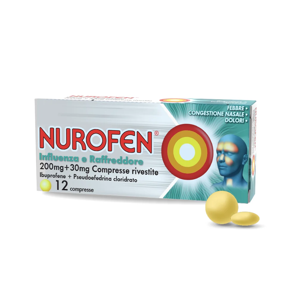 NUROFEN INFLUENZA RAFFREDDORE 12 COMPRESSE