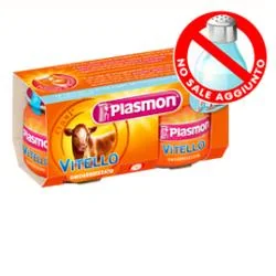 Plasmon Omogeneizzato Vitello 2 Vasetti Da 80 G Alimento per Infanzia