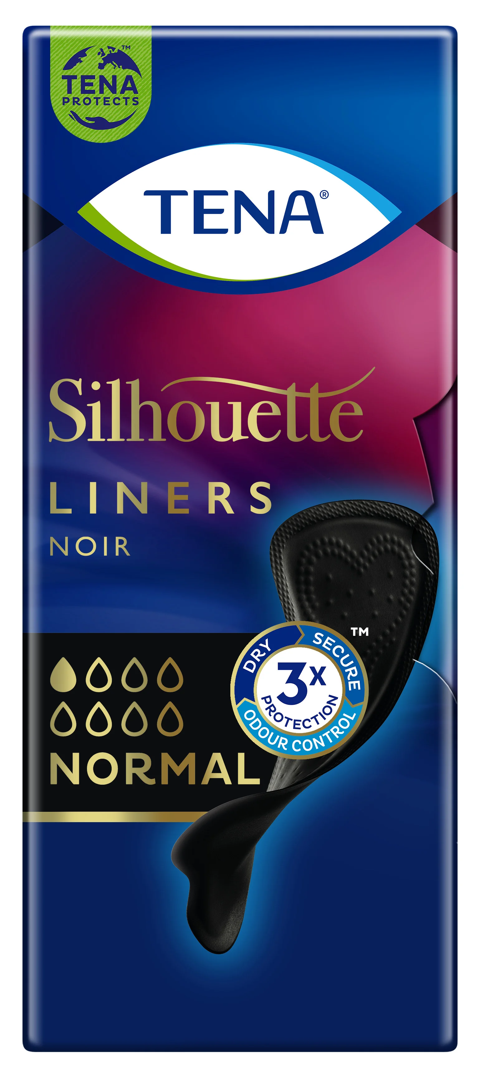 TENA SILHOUETTE NOIR NORMAL26P