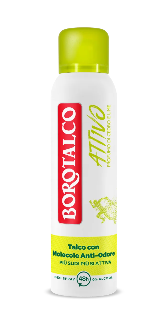 BOROTALCO DEO SPRAY ATTIVO GIALLO 150 ML