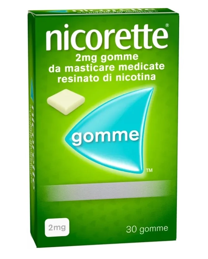 NICORETTE 30 2MG GOMME MASTICABILI SMETTERE DI FUMARE