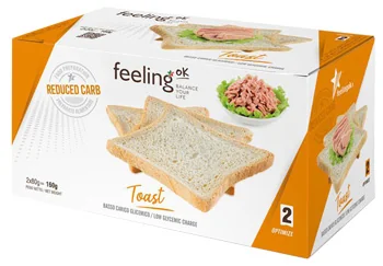 FEELING OK TOAST NATURE OPTIMIZE 2 X 80 G