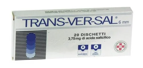 TRANSVERSAL 3,75 MG/ 6 MM ACIDO SALICILICO 20 CEROTTI TRANSDERMICI