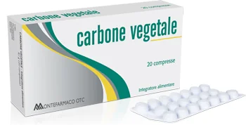 CARBONE VEGETALE 40 COMPRESSE