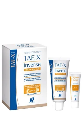 TAE-X INVERSE VITILIGO SUN CARE FOTOPROTETTORE PER AREE CUTANEE DEPIGMENTATE 50 ML