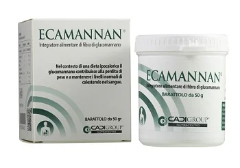 ECAMANNAN POLVERE INTEGRATORE CON FIBRA DI GLUCOMANNANO 50 G