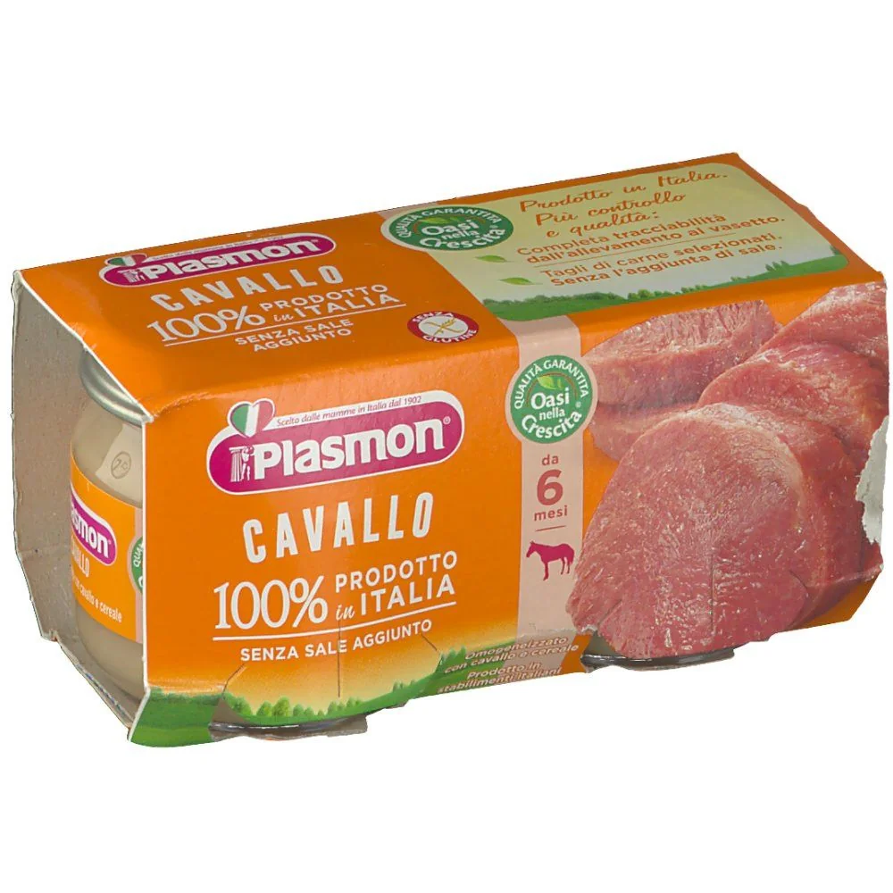 PLASMON OMOGENEIZZATO DI CARNE DI CAVALLO 2X80 G