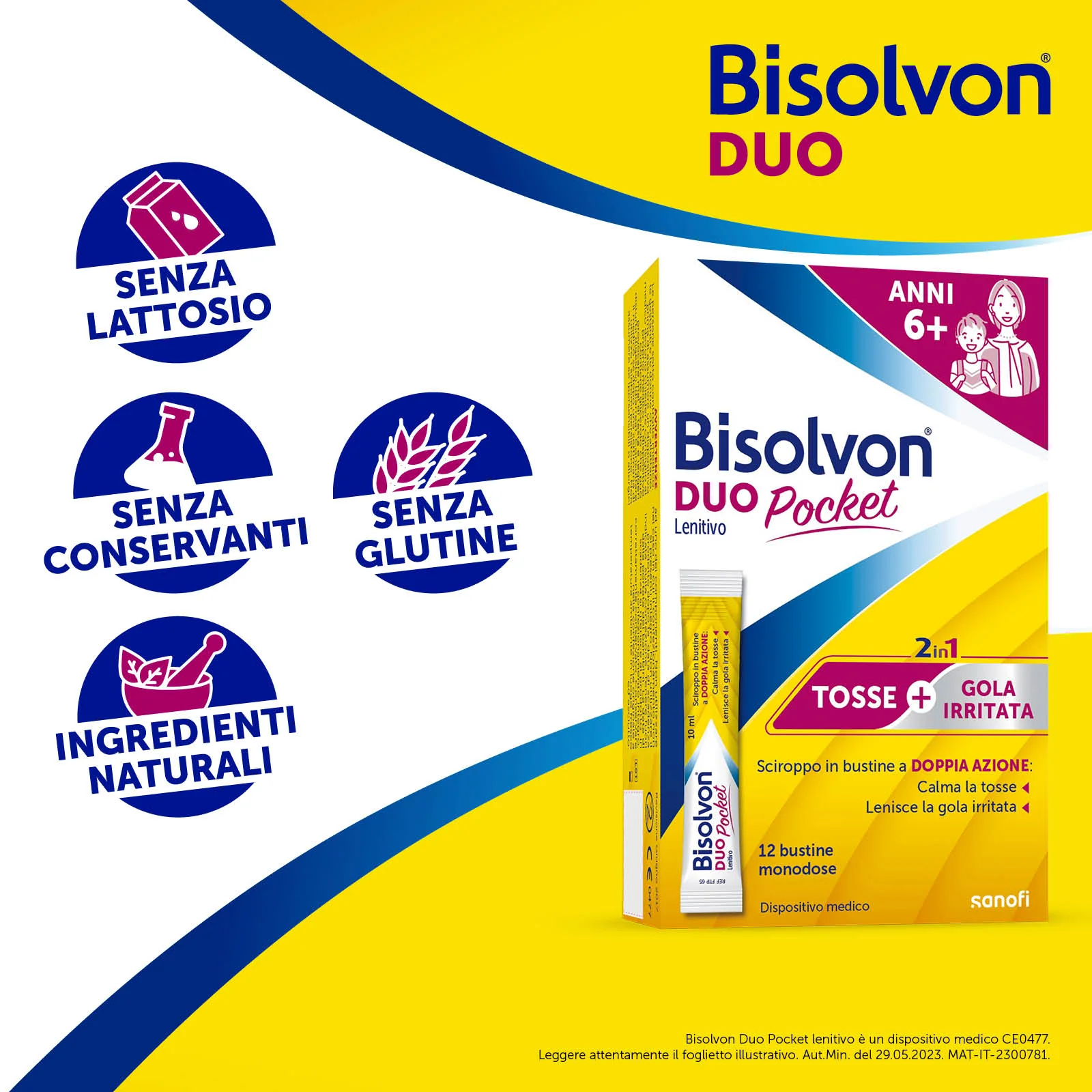 Bisolvon Duo Pockt Bustine 12 10Ml 