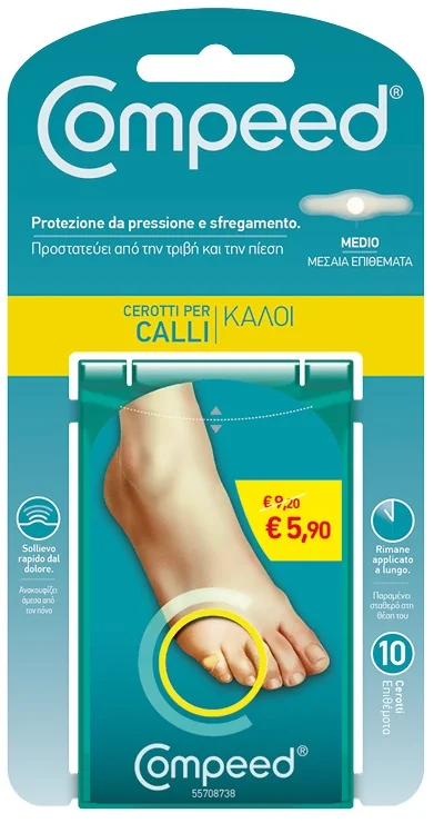 COMPEED CALLI MEDIO 10 PEZZI PROMO