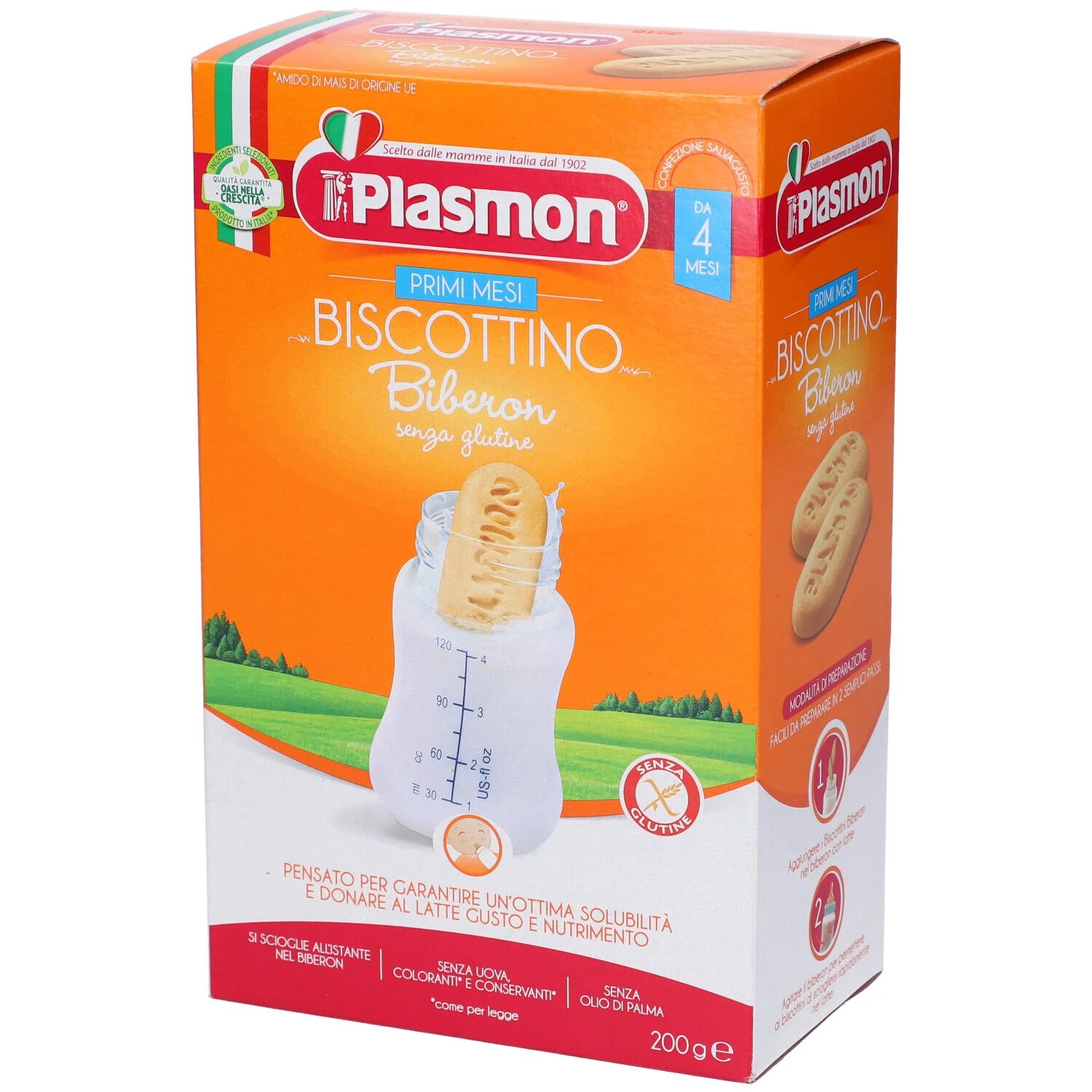 PLASMON BISCOTTO PER BIBERON SENZA GLUTINE 200 G