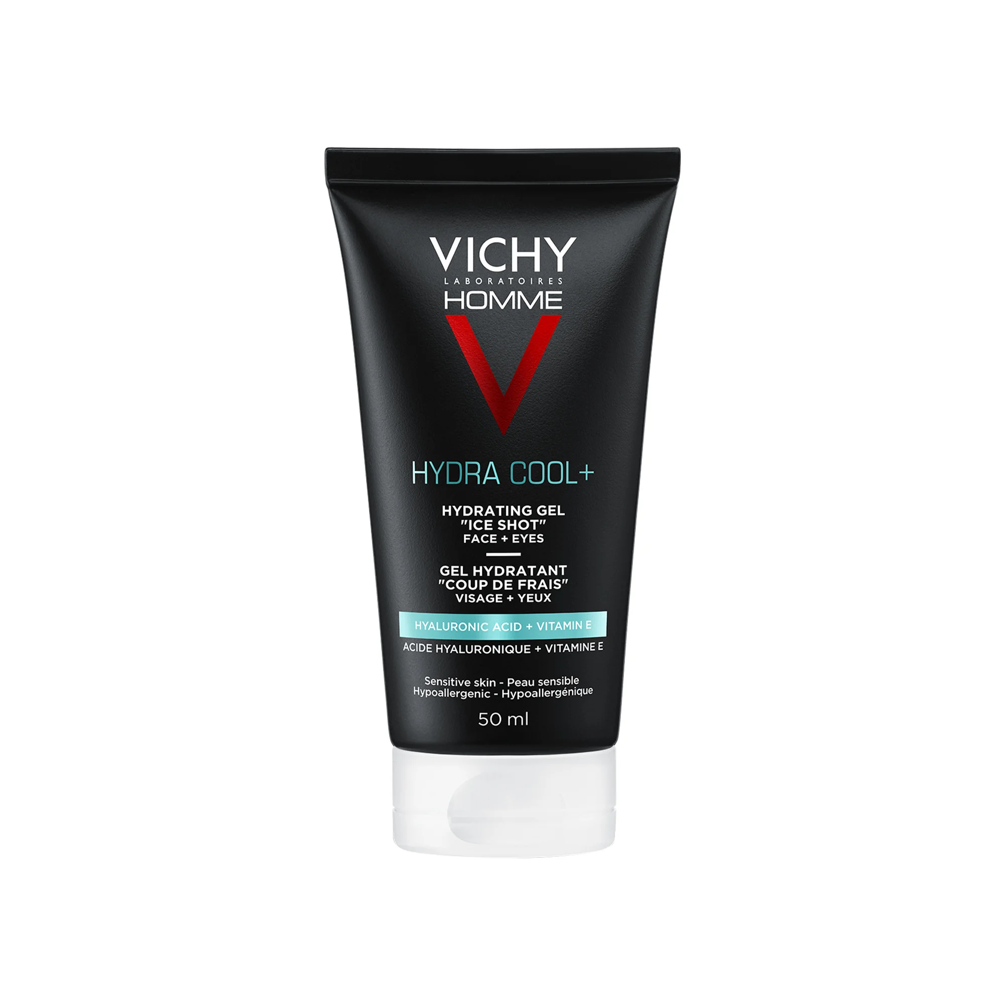 Vichy Homme Hydra Cool+ Gel Idratante Effetto Ghiaccio 50 ml Crema viso uomo