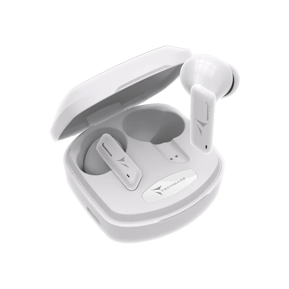 TECHMADE AURICOLARI SENZA FILO WHITE