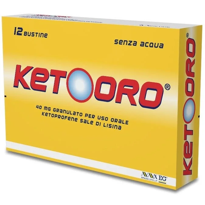 Ketooro 40 mg 12 Bustine Orosolubili Antidolorifico