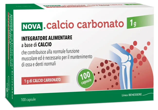 Calcio Carbonato 100 Capsule 