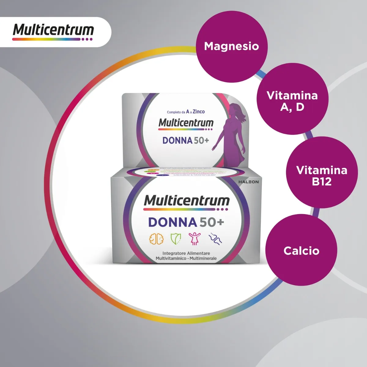 Multicentrum Donna 50 + 60 Compresse Integratore Menopausa