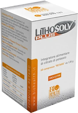 LITHOSOLV PLUS INTEGRATORE CITRATO DI POTASSIO 60 COMPRESSE