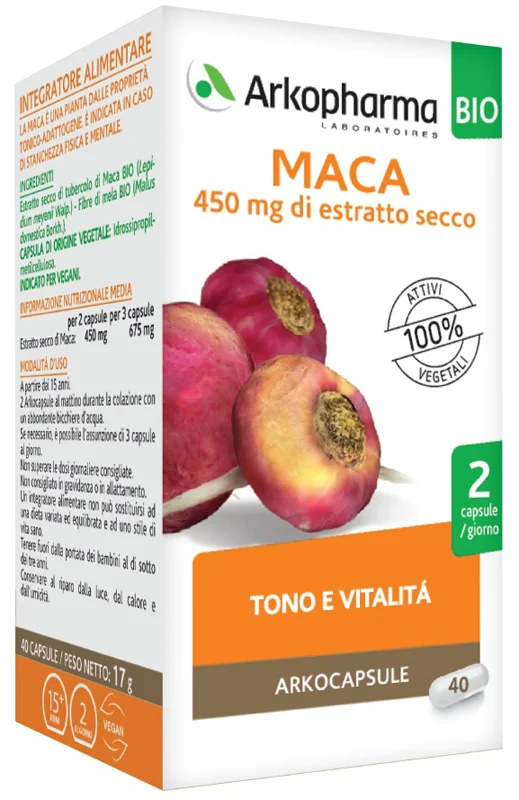 ARKOPHARMA MACA BIO 40 CAPSULE