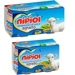 NIPIOL OMOGENEIZZATO DI AGNELLO 2 X80 G