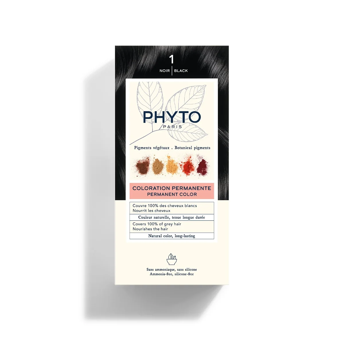 PHYTO PHYTOCOLOR 1 NERO COLORAZIONE PERMANENTE SENZA AMMONIACA