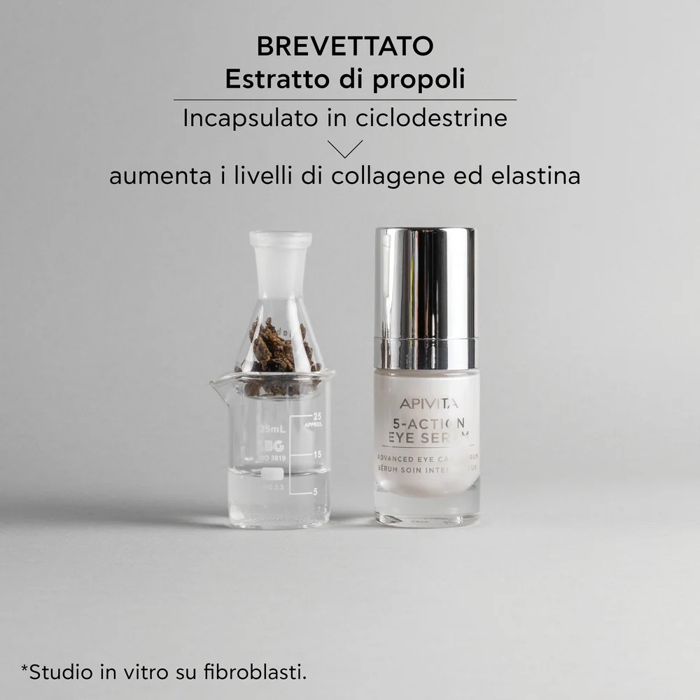 Apivita 5-Action Serum Eye 15 Ml/19 Trattamento Intenso