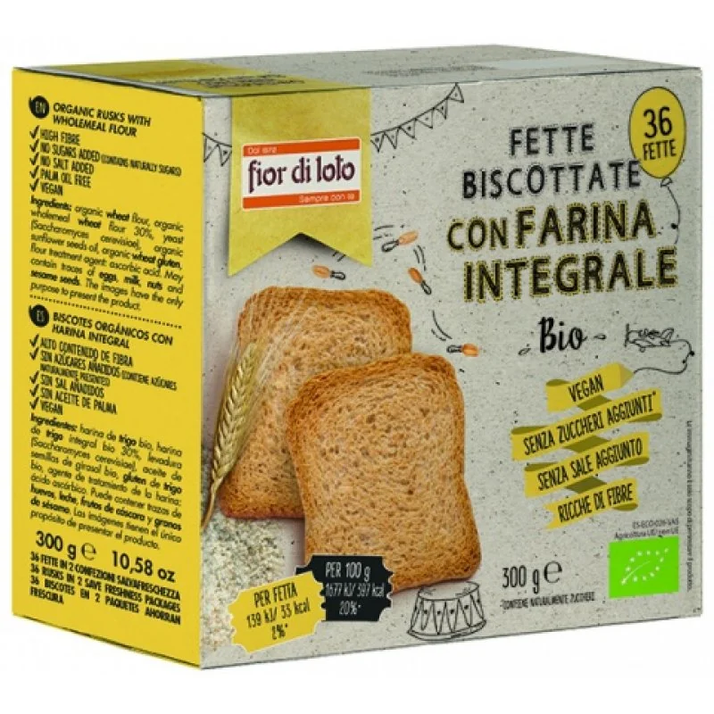 Fette Biscottate Integr Frumento 