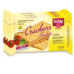 SCHAR CRACKERS POCKET SALATINI SENZA GLUTINE 3X50 G