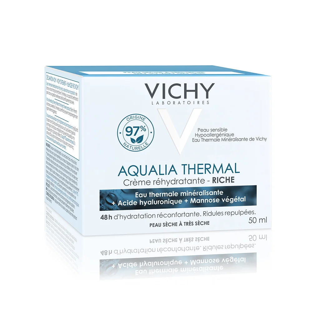 Vichy Aqualia Thermal Crema Ricca Reidratante Viso Vasetto 50 ml Pelle Secca