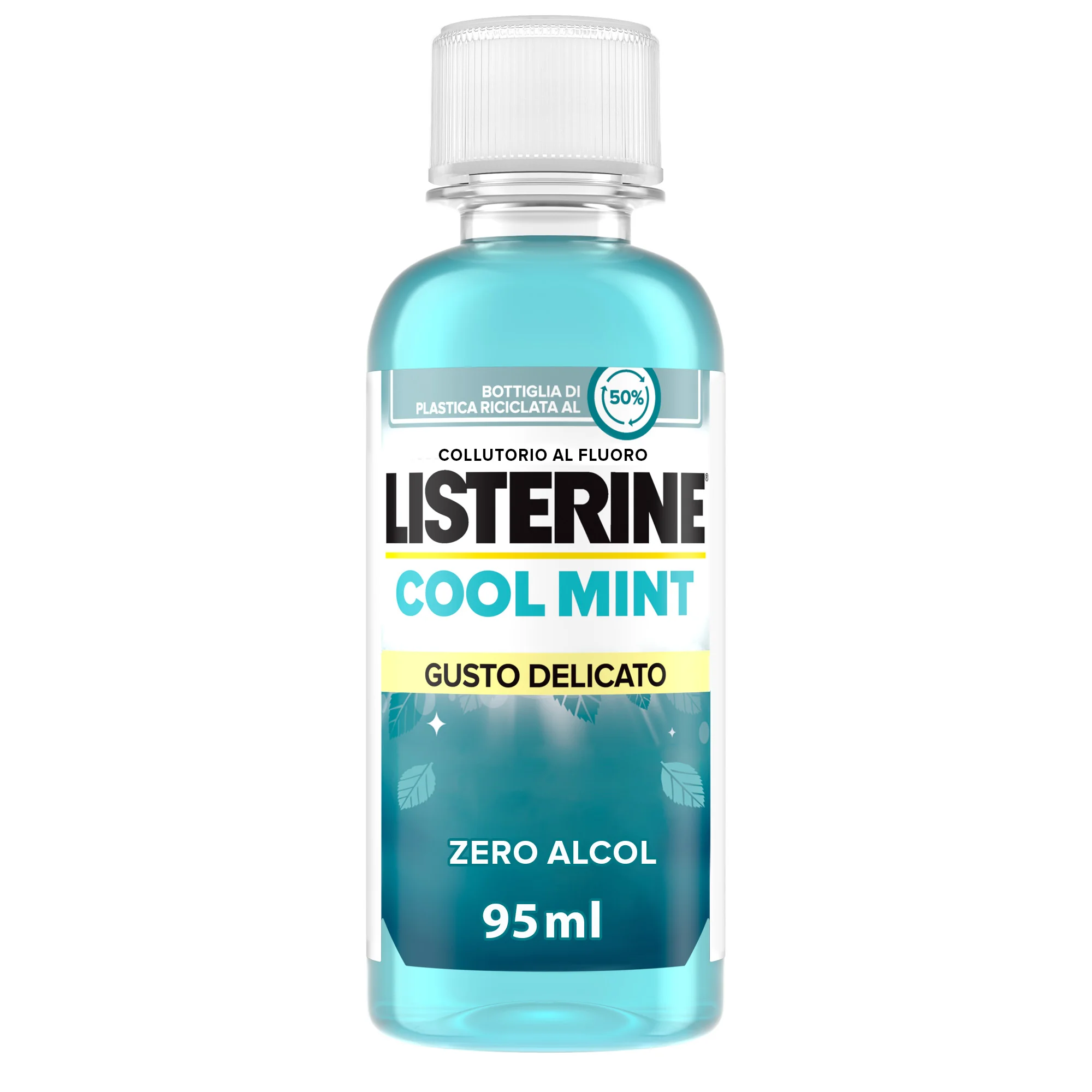 Listerine Cool Mint Gusto Delicato Collutorio Alito Fresco 95 ml 