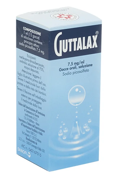 GUTTALAX SOLUZIONE ORALE GOCCE 15ML 7,5MG/ML