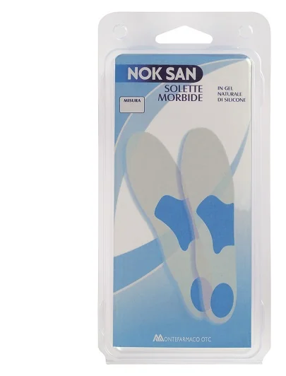 NOK SAN SOLETTE MORBIDE IN GEL TAGLIA M 2 PEZZI