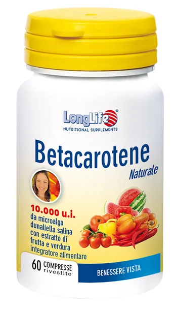 LONGLLIFE BETACAROTENE INTEGRATORE ABBRONZATURA 60 COMPRESSE