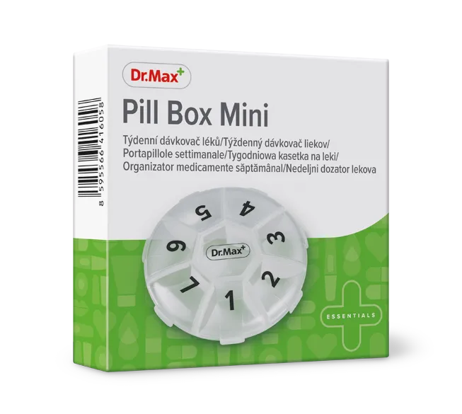 Dr.Max Pill Box Mini Portapillole Settimanale 1 x 7