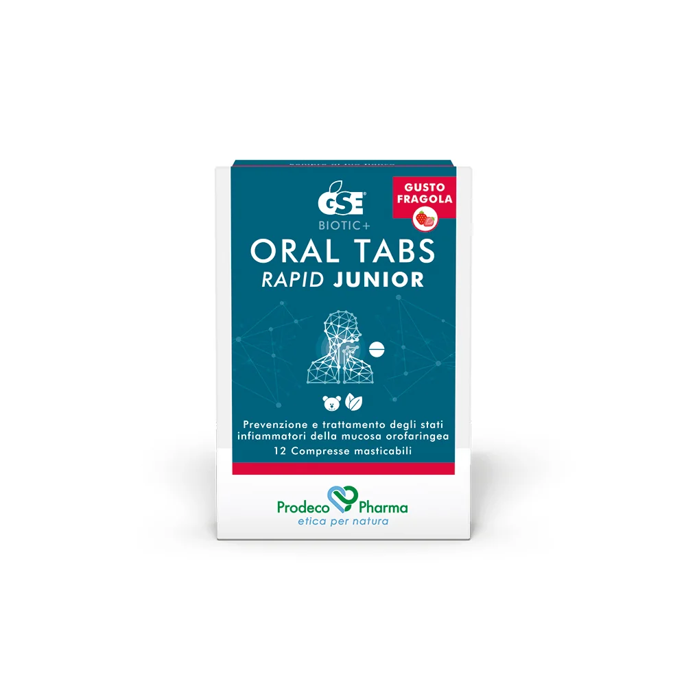 GSE ORAL TABS RAPID JUNIOR FRAGOLA 12 COMPRESSE