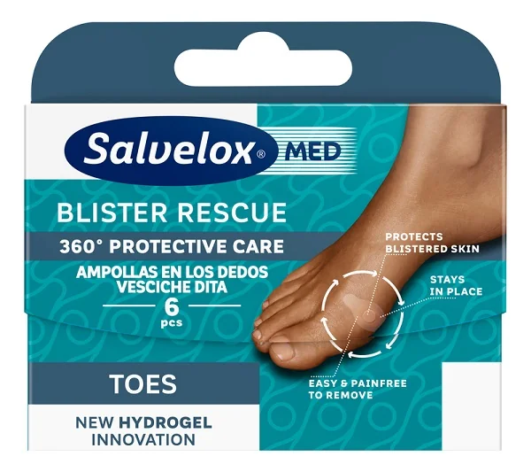 SALVELOX BLISTER RESCUE VESCICHE TOES 6PZ