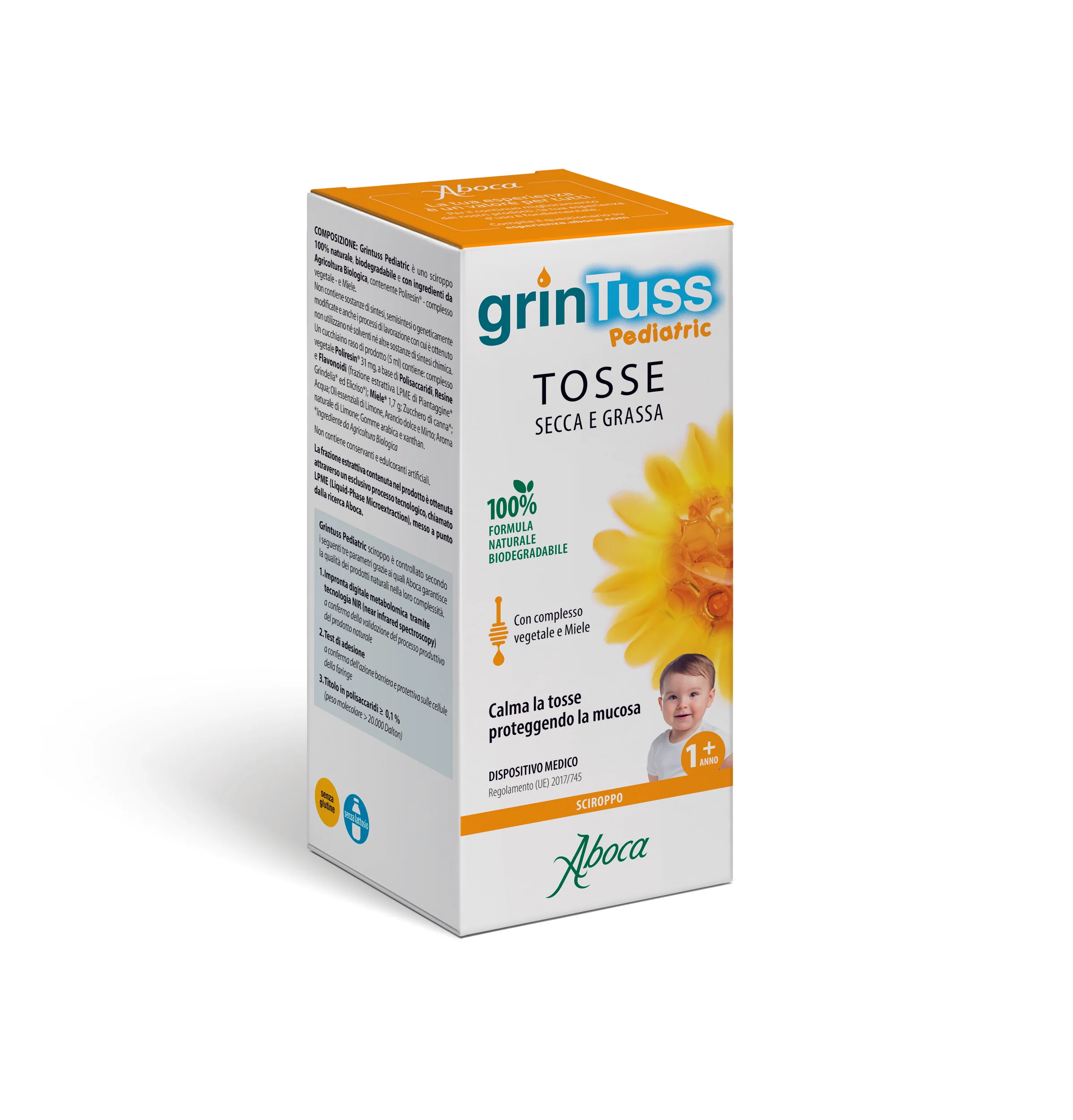 ABOCA GRINTUSS SCIROPPO PEDIATRICO 180 G