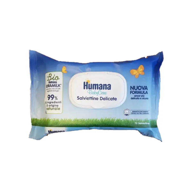 HUMANA BABY SALVIETTINE DELICATE 72 PEZZI