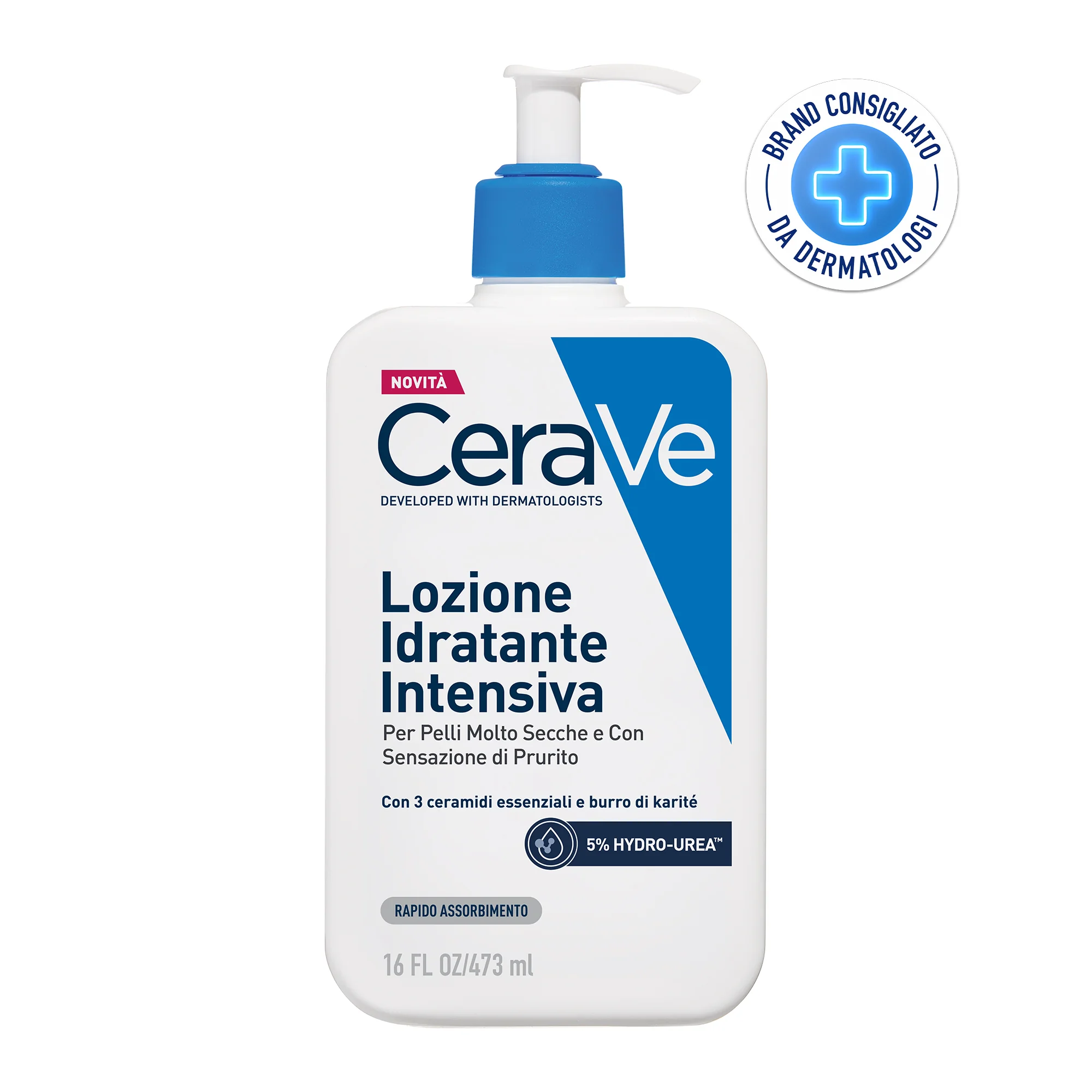 Cerave Lozione Idratante Intensiva 473 ml/16Oz Per Pelli Molto Secche e Con Sensazione di Prurito