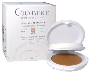 AVENE COUVRANCE CREMA COMPATTA COLORATA OIL FREE 03 SABBIA SPF 30 10 G