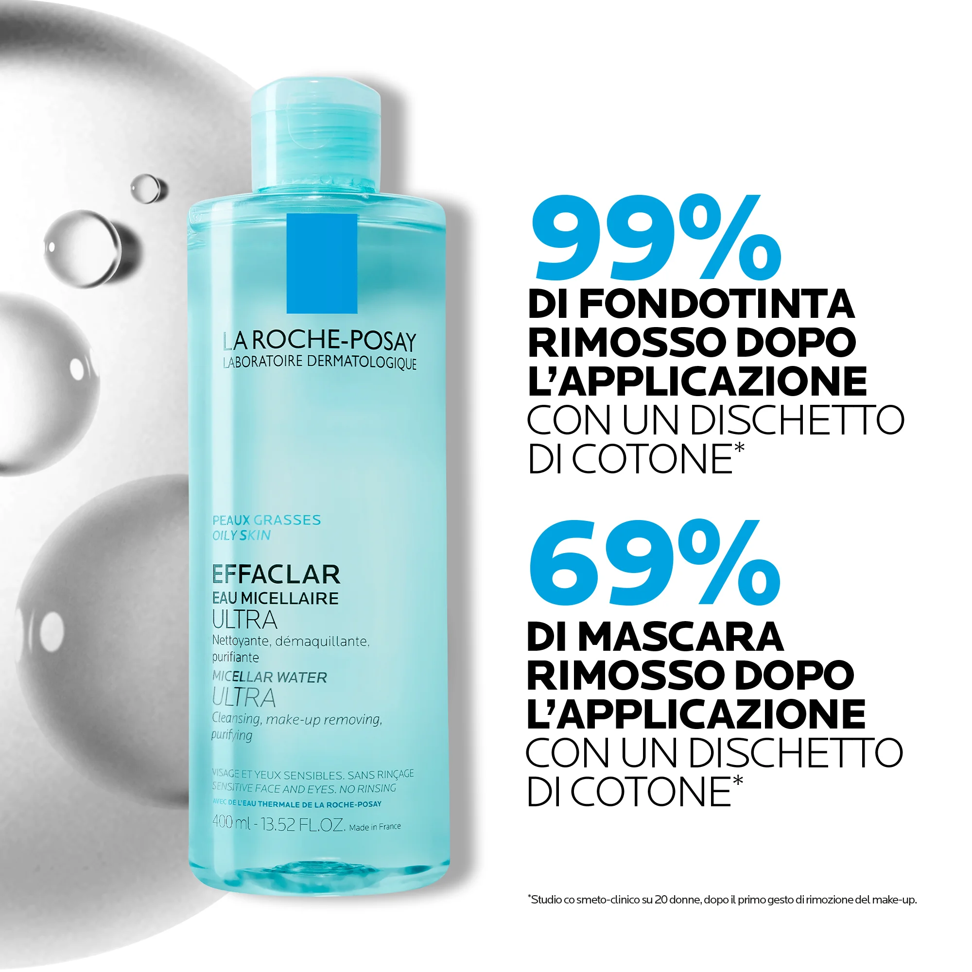 La Roche Posay Physiological Cleansers Acqua Micellare Ultra Pelle Grassa 400 ml 