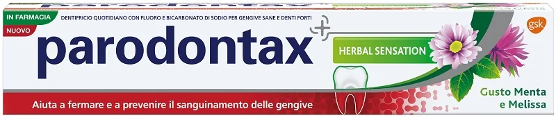 PARODONTAX DENTIFRICIO HERBAL SENSATION GENGIVE INFIAMMATE 75 ML