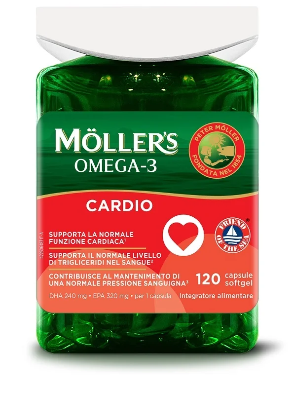 MOLLER'S OMEGA 3 CARDIO 120CPS