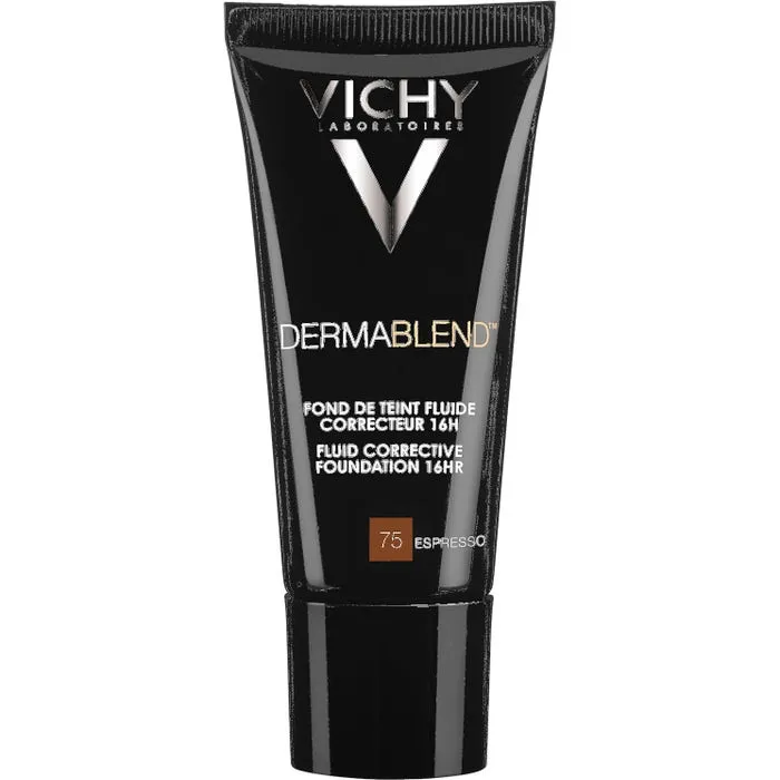 Vichy Dermablend Fondotinta Correttore 75 Espresso 30 ml 