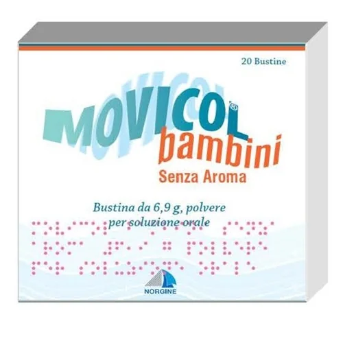 MOVICOL BAMBINI SENZA AROMA POLVERE 20 BUSTINE