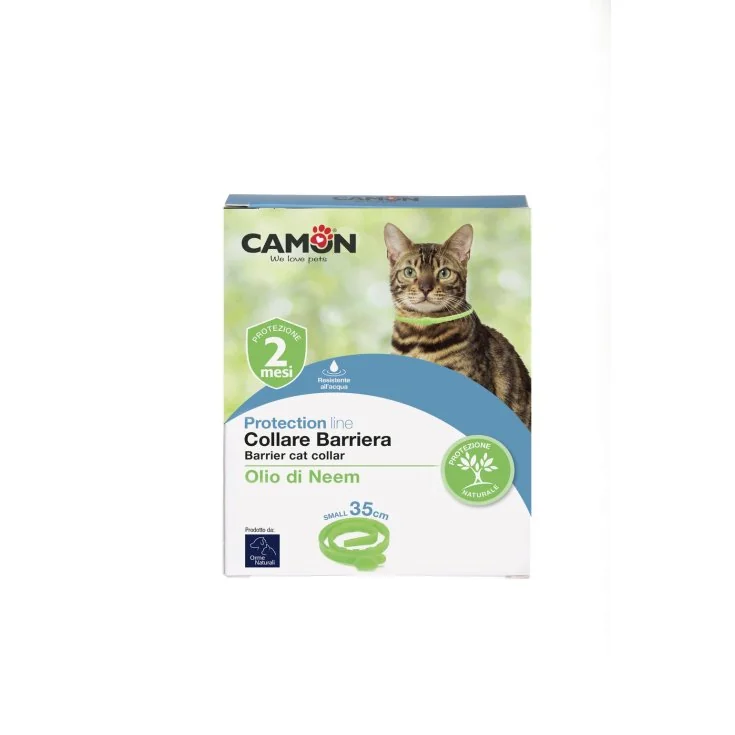 COLLARE BARRIERA ALL'OLIO DI NEEM PER GATTI 35CM