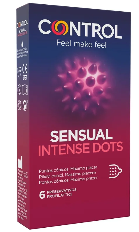 CONTROL SENSUAL INTENSE DOTS6P