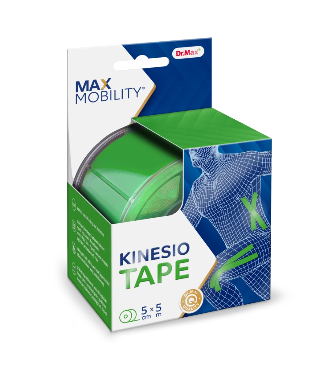 DRMAX KINESIO TAPE GREEN 5CMX5M