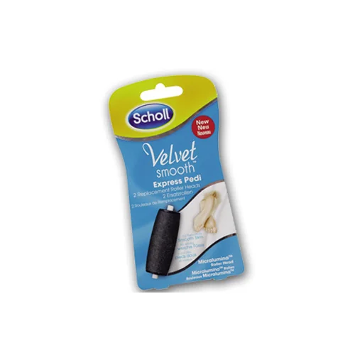 SCHOLL VELVET SOFT RICARICHE EXTRA ESFOLIANTI CON CRISTALLI DI DIAMANTE 2 PEZZI