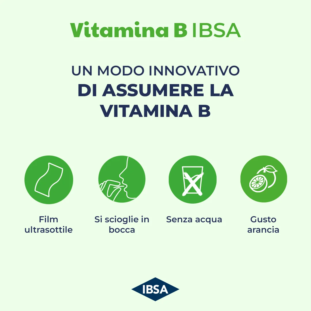 Ibsa Vitamina B 30 Film Orali Vitamine del Gruppo B